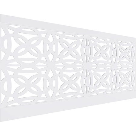Ekena Millwork 44"H x 94 1/2"W Baytown PVC Wainscot Paneling Kit WPK44X94BYT